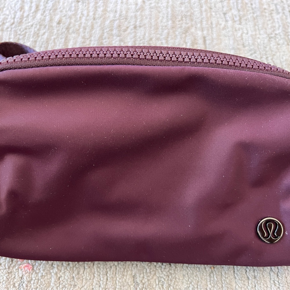 Lululemon Burgundy Belt Bag